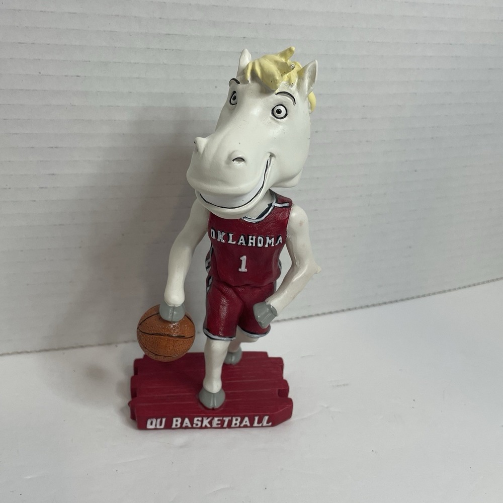 Oklahoma Sooners Basketball Mascot Boomer Bobblehead SGA OU